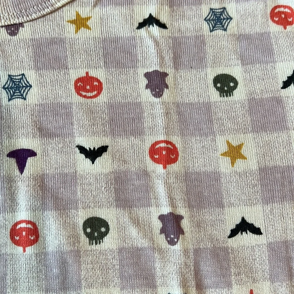 Gap Kids 🎃 Heathered Lavender Halloween Pajamas - Picture 3 of 7